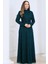 Lina Tesettür Abiye Elbise Zümrüt 3