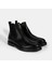 Erkek Siyah Lastikli Deri Bot 1