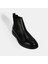 Erkek Siyah Lastikli Deri Bot 5