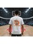 Orbit Dunker Oversize Unisex T-Shirt Beyaz %100 Pamuklu Özel Tasarım Baskı 2