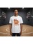 Orbit Dunker Oversize Unisex T-Shirt Beyaz %100 Pamuklu Özel Tasarım Baskı 6