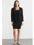 Ikili Elbise Hırka Triko Takım - Siyah 1