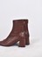 Loli Kahverengi Likralı Topuklu Kadın Bot 4