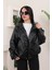 Oversize Vintage Bomber Deri Ceket 6