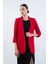 Medarda Salaş Krep Ceket Kırmızı 2