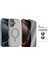 iPhone 17 Kılıf Mat Arka Yüzey Wireless Şarj Özellikli Zore Flet M-Safe Kapak + Safir Kamera Lens + Hayalet Ekran Koruyucu 1