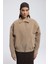 Osea Unisex Koyu Bej Bomber Ceket 2