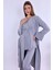 Gri Sabahlıklı Hamile Lohusa Pijama Takımı 1