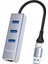 USB ve Type-C Gigabit Ethernet Adaptörü 3 Port USB 3.0 Çoklayıcı Hub 1
