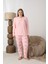 Şardonlu Interlok Kumaş Büyük Beden Kışlık Kadın Pijama Takımı 1160 2