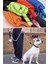 Buffer® Reflektörlü Fosforlu Köpek Gezdirme Halatı Tasma Kayışı Metal Kancalı 130 cm 8
