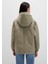Su Itici Kapüşonlu Haki Ceket 1110348-71818 4