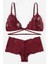 Kadın Bordo Özel Şık Sütyen Külot Takımı - Modern, Konforlu ve Günlük Kombinlere Uygun 1