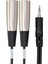 3.5 Mm. Trs (M) - Dual Xlr (M) Stereo Breakout Kablo 2 M (CYX-402M) 3