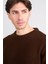 Çetinkaya Mentality 5293 Bisiklet Yaka 2/35 Akrilik Triko Kahve 5