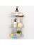 Banyo Duş Köşe Rafı Üç Katlı Krom Şampuanlık Paslanmaz Metal Duvar Tipi Düzenleyici Organizer 1
