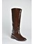 V312361060 Kahverengi Rustik Alçak Tabanlı Kadın Çizme 6