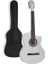 CG-395WH Beyaz Renk Kesik Klasik Gitar 4/4 Yetişkin Boy Sap Ayarlı Full Set 3