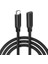 USB C Uzatma Kablosu, Type-C USB 3.2 Gen 2 (10GBPS) Erkek - Dişi Genişletici, 4K@60HZ Hızlı Şarj, Veri Aktarmak Için USB Type-C ile Uyumlu, Ses-Video Cihazlarını Şarj Etme-Siyah (5meter) 1