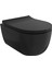 Bocchi V-Tondo Kanalsız Kısa Asma Klozet Kapak Dahil Parlak Siyah 1417-005-0128 1