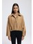 Astrid Mevsimlik Camel Kısa Bomber Ceket 3