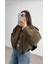 Oversıze Kadın Süet Ceket Trend Bomber Süet Ceket 2