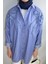Oversize Önü Kurdele Işleme Nakışlı Tesettür Gömlek Tunik 5