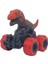 Sürtmeli Dinazor Arabalar 12 cm - H-20 - T-Rex - Kırmızı (Lisinya) 1