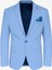 Açık Mavi Erkek Italyan Kesim Tek Düğmeli Blazer Ceket – Günlük ve Şık Kombinler Için 1