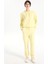 D5WL-EA3569 Açık Sarı Relaxed Düz Kadın Eşofman Altı 1