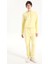 D5WL-EA3569 Açık Sarı Relaxed Düz Kadın Eşofman Altı 2