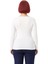 Kadın Vücuda Oturan Uzun Kollu Basic Bluz Pamuklu Dokusuyla Konfor Sunar Kaliteli Şık Rahat 3