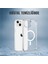 apple iPhone 15 Pro Max Uyumlu Magsafe Şarj Özellikli Şeffaf Sert Pc Sararmaz Telefon Kılıfı 6