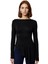 Kadınlar Için Uzun Kollu Asimetrik Bluz Yumuşak Viskon Ribana Kumaş Günlük ve Şık Kullanım 2