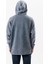 Erkek Gri Yıkamalı Oversize Sweatshirt Kapüşonlu 4