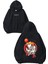 Clown Tasarım Baskılı Oversize Siyah Kapüşonlu Sweatshirt 1