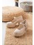 Kadın Tek Baletli Loafer Model Topuklu Ayakkabı Krem 4