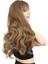 Kahküllü Uzun Dalgalı Fiber Sentetik Peruk - Bebek Kumralı 3