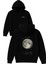 The Moon Tasarım Baskılı Oversize Siyah Kapüşonlu Sweatshirt 1
