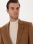 Erkek Camel Slim Fit %100 Kaşmir Flanel Ceket 50314254-VR015 2