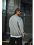 Kışlık Bisiklet Yaka Üç Iplik Basic Sweatshirt - Gri 2
