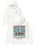 Jbaysurfhouse Tasarım Baskılı Oversize Beyaz Kapüşonlu Sweatshirt 1