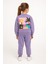 Çocuk Eşofman Takımı 2’li – Lila Sweat + Palm Desenli Jogger 2