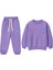 Çocuk Eşofman Takımı 2’li – Lila Sweat + Palm Desenli Jogger 4