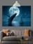 Ay ve Balina Kuyruğu Dekoratif Kanvas - Mdf Ahşap Tablo 3