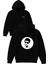 Alpacıno 1 Tasarım Baskılı Oversize Siyah Kapüşonlu Sweatshirt 1