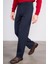 12 Lacivert Erkek Flanel Regular Pantolon 3