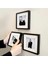 Sök-Tak Paspartulu Siyah 14X14CM Pola Kare Fotoğraf Çerçevesi - 3'lü Set 1