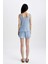 Pijama Takım Ribana Kolsuz Üst Beli Lastikli Şort-Fall In Love B8711AX24SM 5