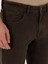 Erkek Kahverengi Slim Fit Pamuk Karışımlı Jean Pantolon 50308676-VR029 5